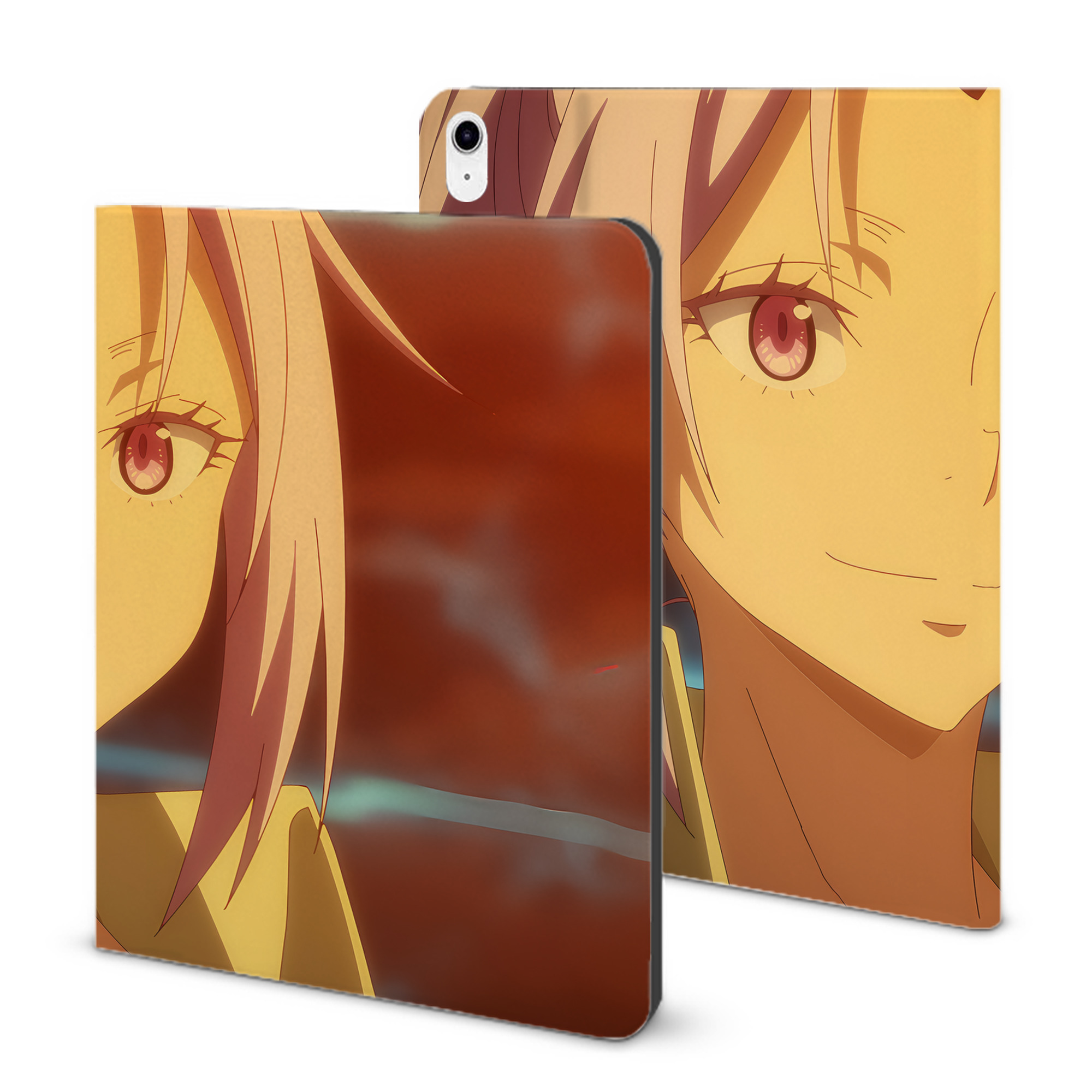（画像用） 転スラ Regarding Reincarnated to Slime IPad ケース ブック型 PUレザー TPU 耐衝撃 軽量 薄型 ペン収納なし 全面保護 IPad 各モデル対応